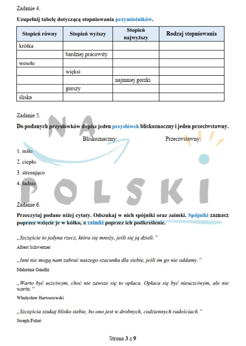 Sprawdzian Z Dziadow Czesci 2 Ogłoszenie Motto napolski.edu.pl